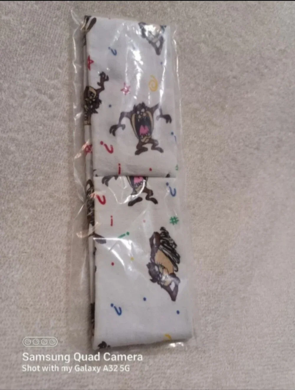 Vintage Looney tunes taz elastic headband